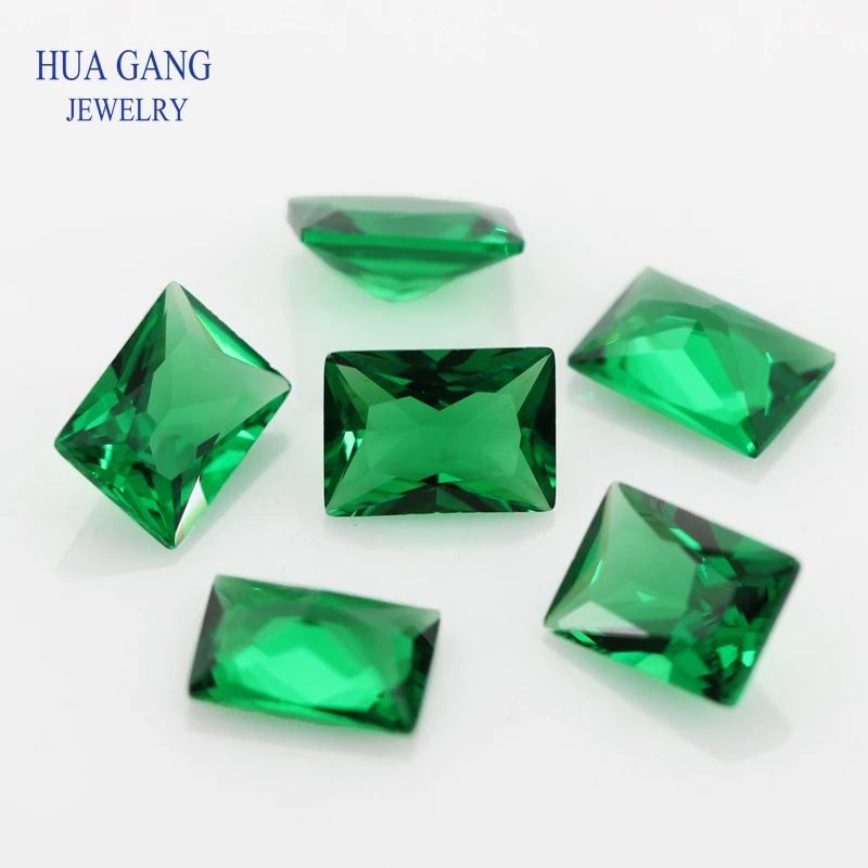 Зеленый нано-камень прямоугольной формы искусственные камни для изготовления