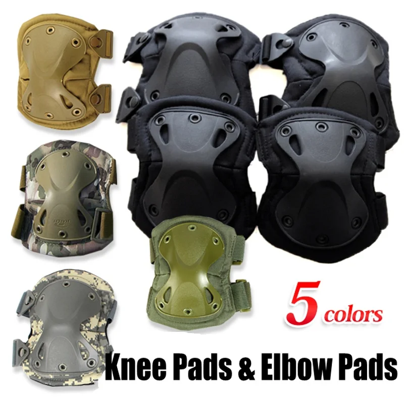 

Military Amy Tactical Elbow Pads Knee Protector Elbow Support Hunting Outdoor Airsoft Sports Protective Knee Pads Elbow Pads Set