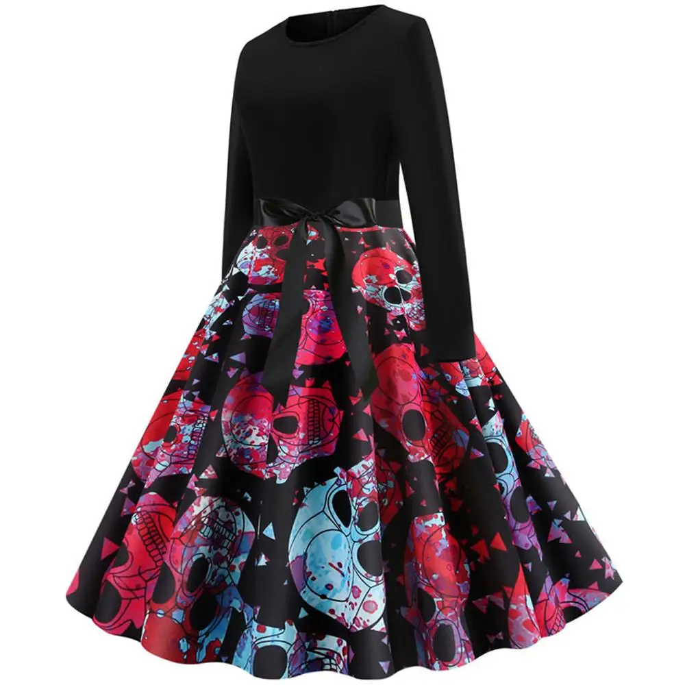 Для женщин платье для выпускного вечера в винтажном стиле с длинным рукавом