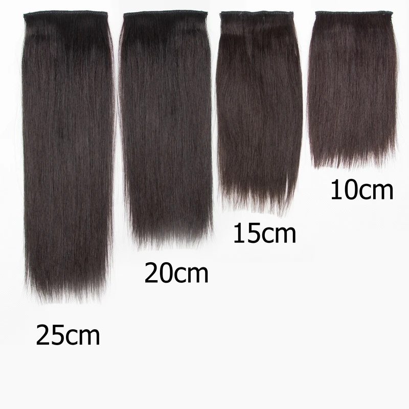 Натуральные волосы для наращивания Mrshair с зажимом короткие 10 25 см наращивание