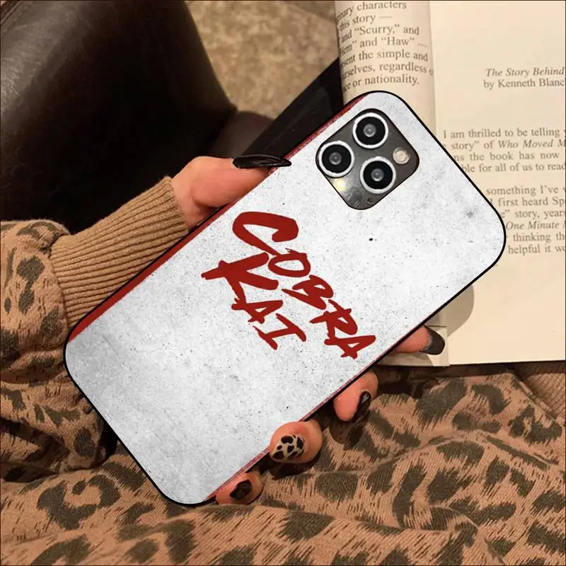 

Cobra Kai snake Phone Case for iPhone 8 7 6S Plus X 5S SE 2020 XR 11 12 mini pro XS MAX