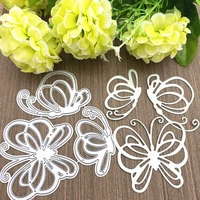 3pcs flying butterfly metal cutting knife mold mold crafts decorative embossing diy scrapbook photo album paper cards stamp mold