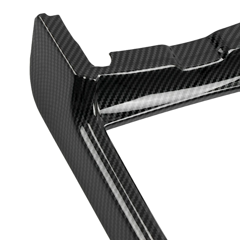 

Car Styling ABS Carbon Fiber Interior Front Water Cup Frame Cover Trim for Dodge Charger 2015-2020