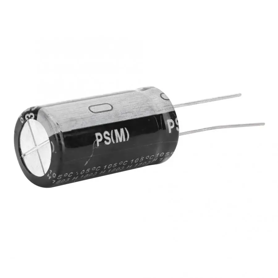 10 черные точечные электролитические конденсаторы 35 в al Стандартный терминал 18x30