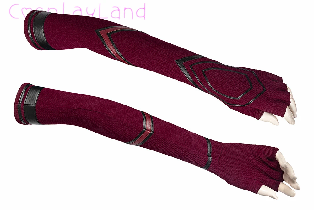 Скарлет Костюм ведьмы для косплея костюмы на Хэллоуин Ванда супергероиня Maximoff