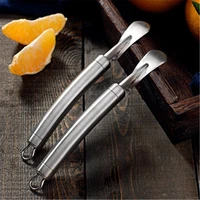 creative orange peeler grapefruit peel zesters portable fruit stripper with non slip handle stainless steel fruits peeling knife