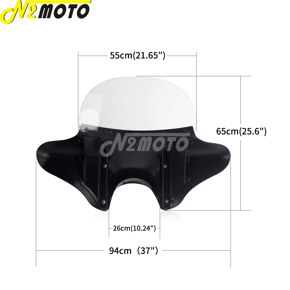 Прозрачная маска на лобовое стекло для Harley Touring Softail Dyna Road King Street Fat Bob Low Ride