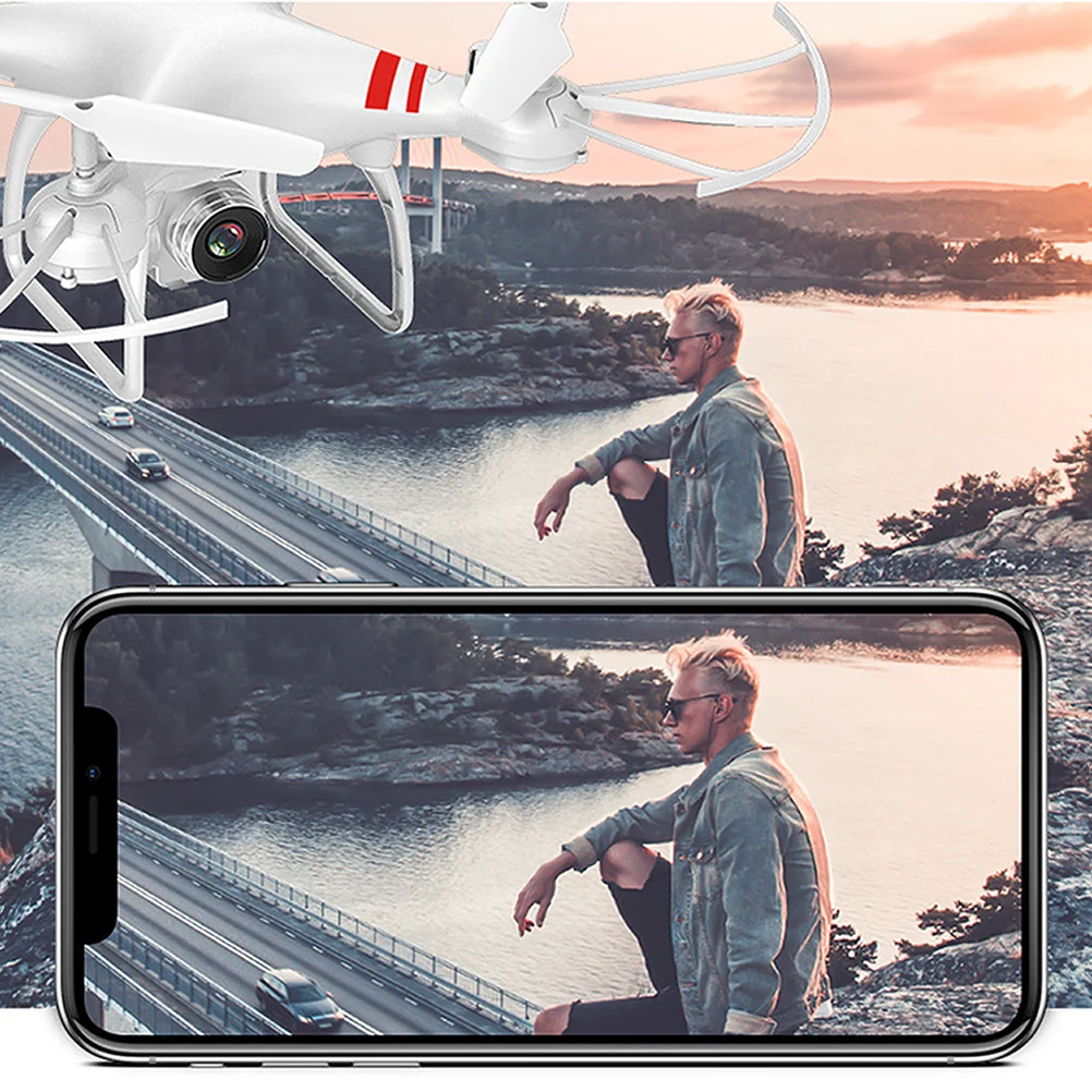 Радиоуправляемый Дрон H15 UAV с камерой в реальном времени Воздушный самолет дистанционным управлением