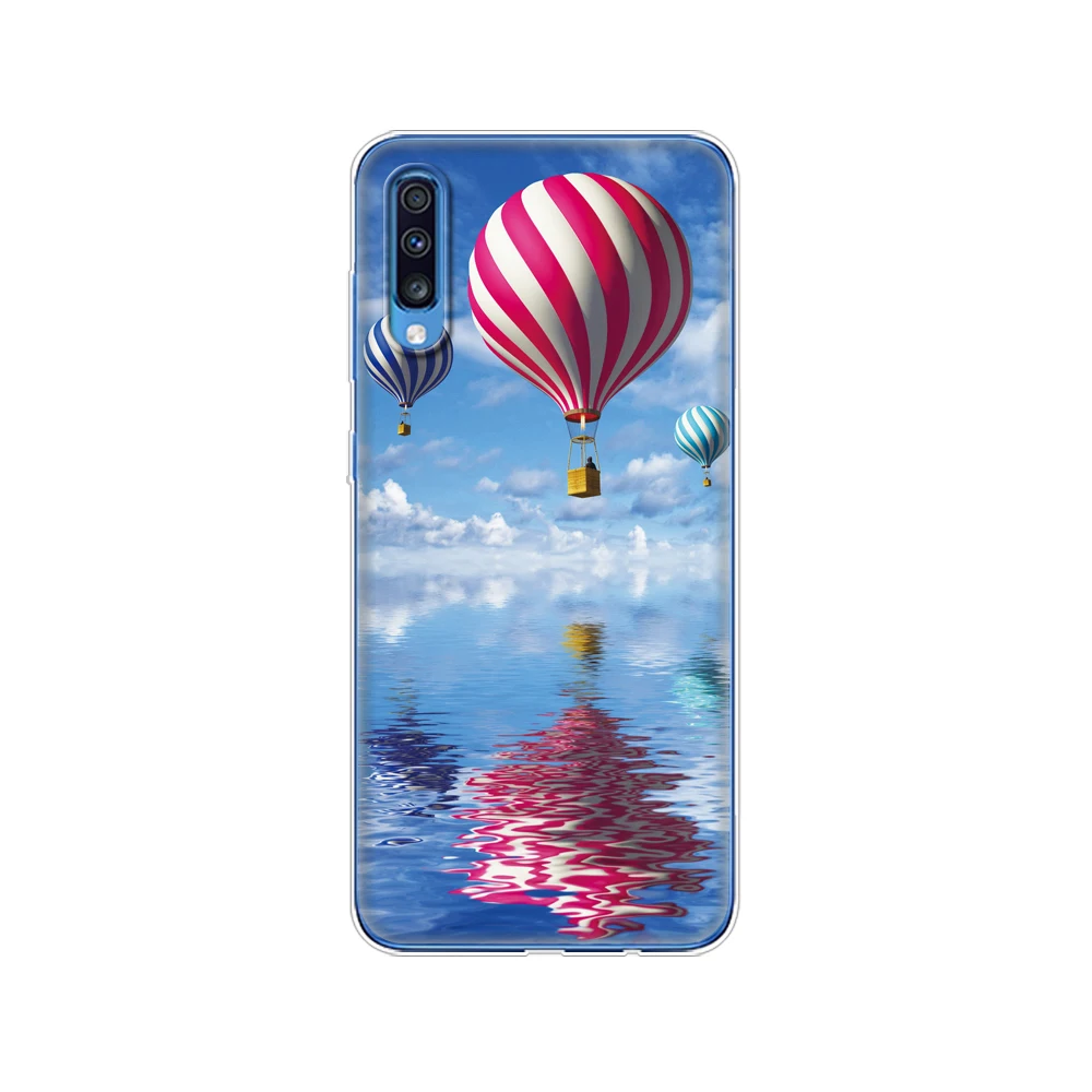 Чехол для Samsung A70 2019 Мягкий силиконовый чехол из ТПУ задней панели телефона Galaxy
