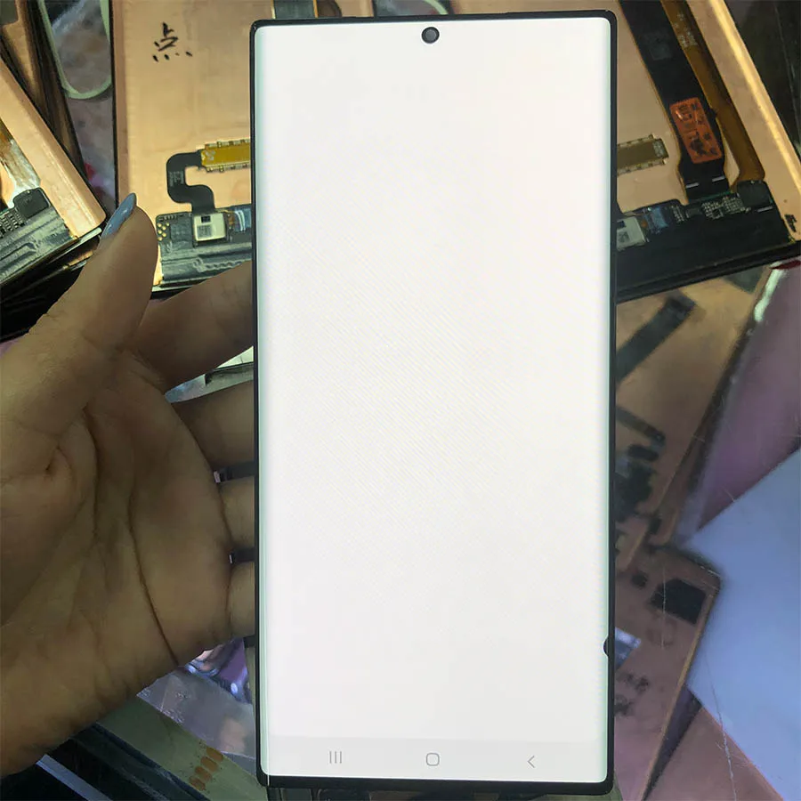 6 9 &quot&quot для Samsung Galaxy Note 20 Ультра 5G N986F N986B ЖК дисплей сенсорный экран группа пятно
