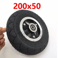200x50 electric scooter filled tire wheel 20050 solid tyre with alloy hub 8 trolley caster