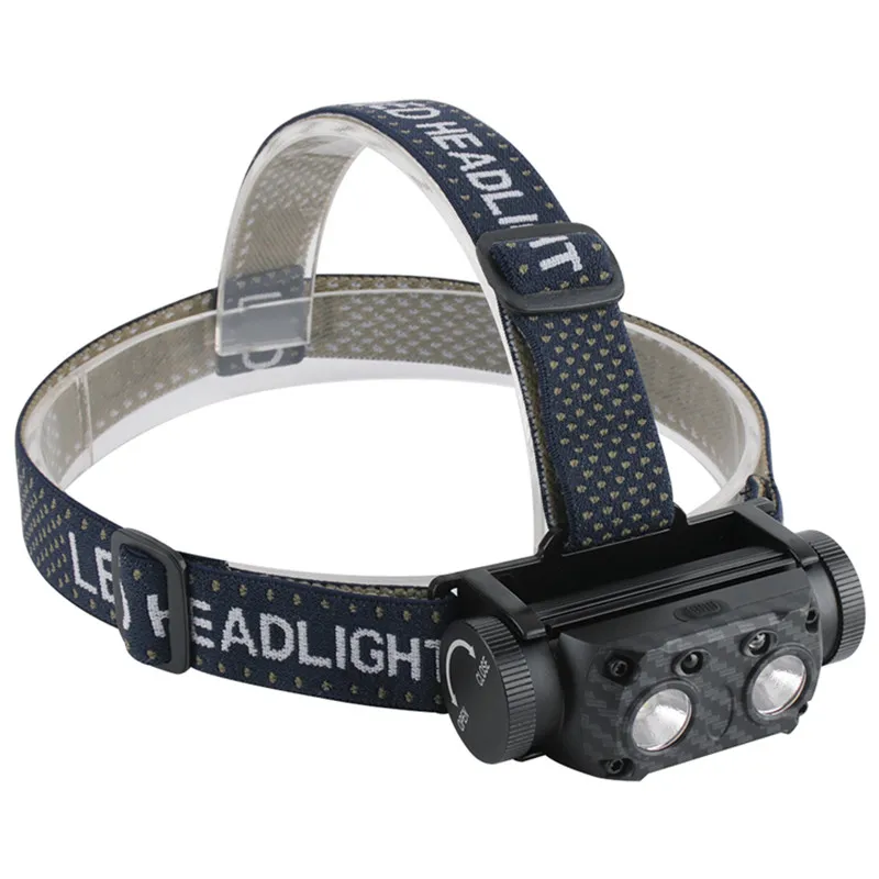 Налобный фонарь с ИК датчиком движения макс. 21700 лм|Налобные LED-фонари| |