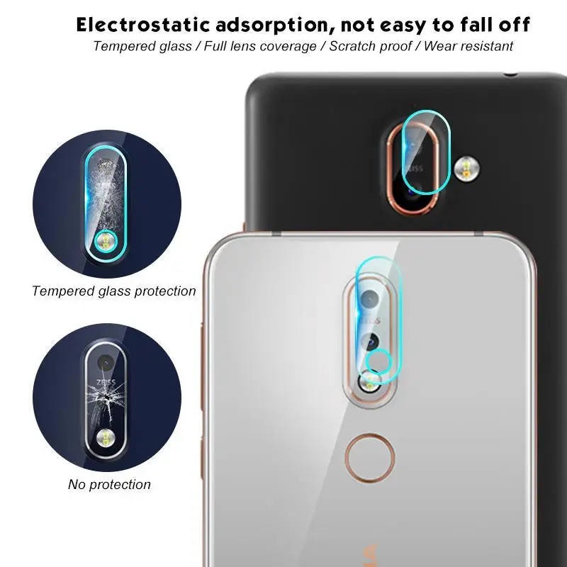HD Задняя камера протектор объектива Стекло для Nokia 4 2X7 7Plus закаленное стекло 6