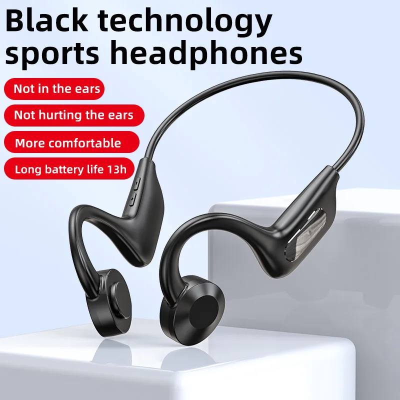 

Bluetooth-гарнитура беспроводная спортивная с шумоподавлением и микрофоном