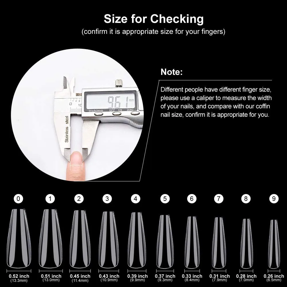 100 шт. формованных ложных ногтей длинной балерины полного покрытия из акрила, искусственного маникюра, фальшивых ногтей faux ongles, unghie finte on.