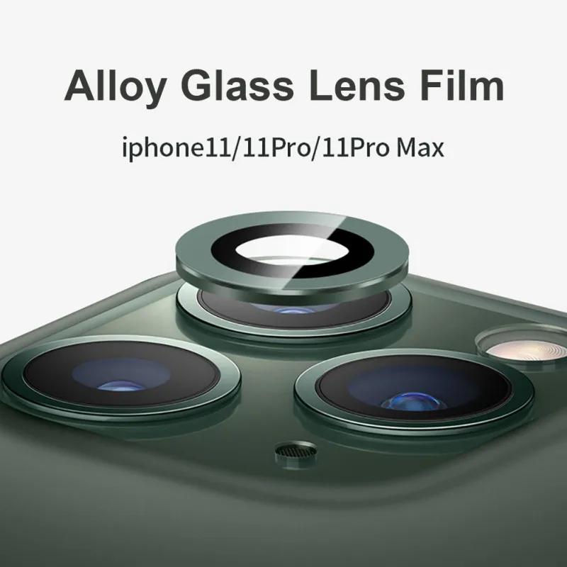 Для iPhone 11/11 Pro/11 Pro Max защитная задняя крышка для телефона с металлическим кольцом