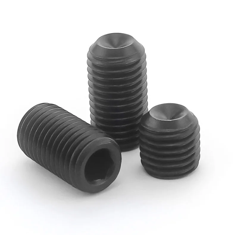 Точечный зажим класса 12 9 набор винтов с вогнутым концом/безголовым шестигранным