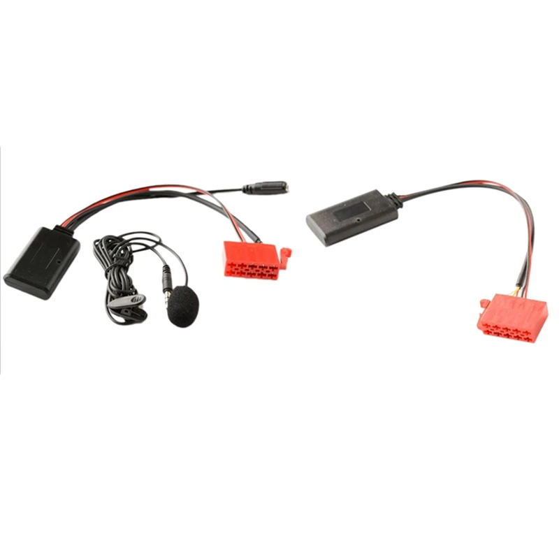 

2 Set Car Accessories: 1 Pcs Car Wireless Bluetooth Audio Cable Adapter & 1 Set Car CD Player AUX Audio Receiver