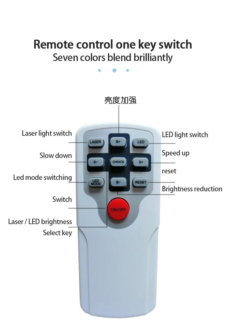 

3D Starlight Projector LED Galaxy Starry Sky Projector Lamp with Portable Remote Control 360 Rotation 7 Colours Electronics