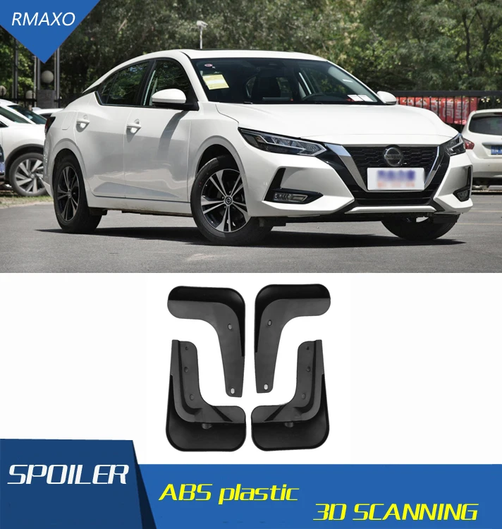 Брызговики передние для Nissan Sylphy Sentra 2020 с цветным и задним клапаном|Грязезащита| |