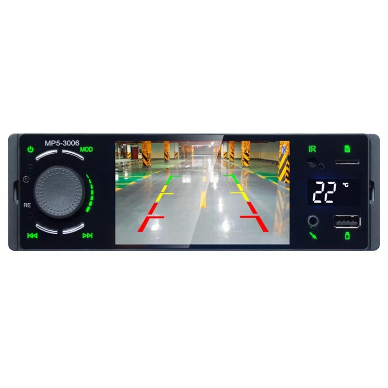 1Din автомобильное радио 4 1 дюймов нажатие на экран Аудио Стерео Мультимедиа Mp5