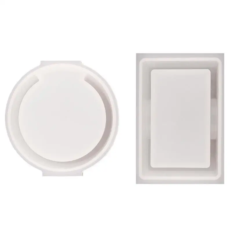 Форма Силиконовая Круглая для квадратная Подставка под стакан сделай сам