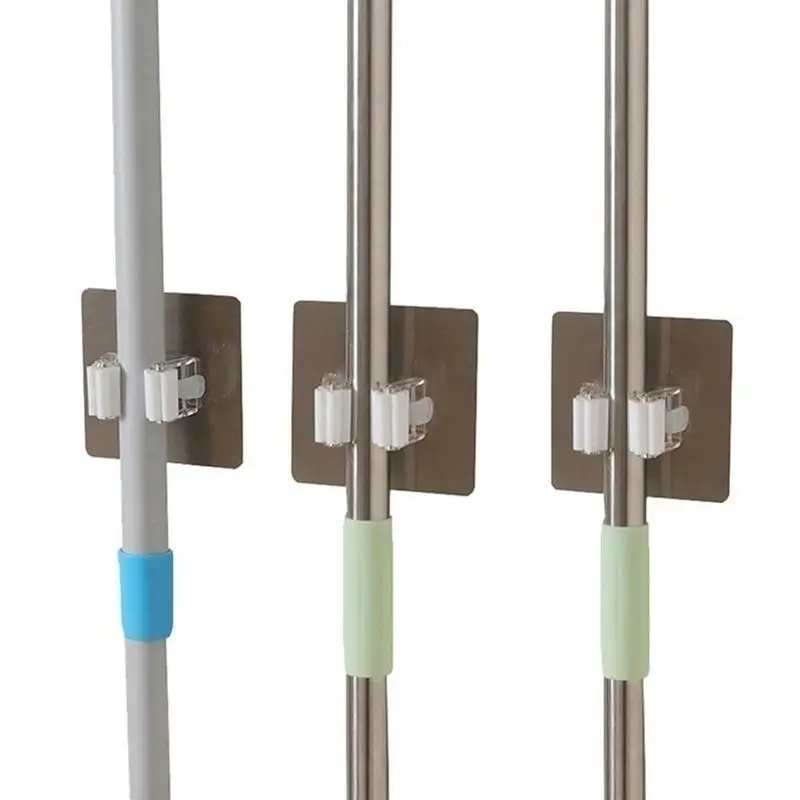 Настенный держатель для швабры вешалка щетки и метлы ванной органайзер хранения