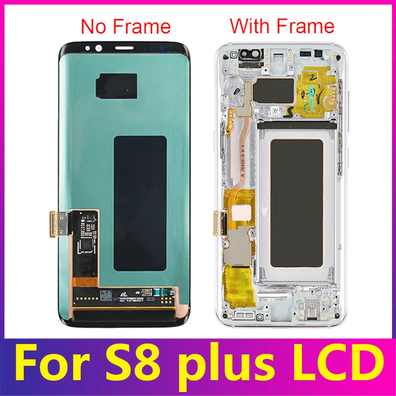 Сменный ЖК-экран оригинальный для Samsung Galaxy S8 plus G950 G950F G955fd G955F G955 Burn Shadow сенсорный