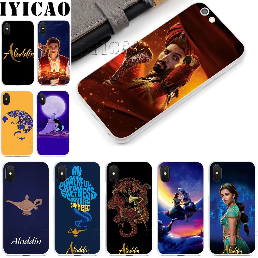Жесткий чехол с мультяшным аладдином для Iphone 4 4s 5 5S Se 6 7 7plus 8 8Plus X XS MAX XR 6s Plus 11 pro