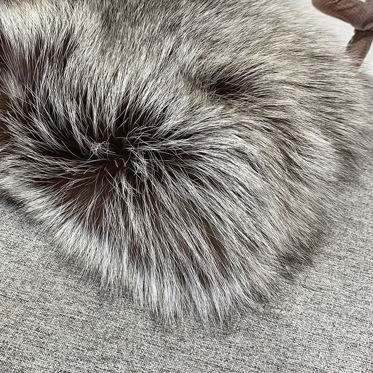 

rf20113 New Style Mink Fur Coat Women with Real Fox Fur Cuffs and Hem Natural Fur Jacket with Genuine Leather Belt