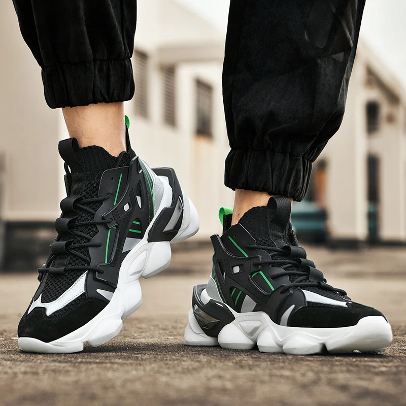 

2021 Fashion Comfortable Running Shoes Lightweight Breathable Sneakers Sports Shockproof Men Shoes Zapatillas Deportivas Hombre