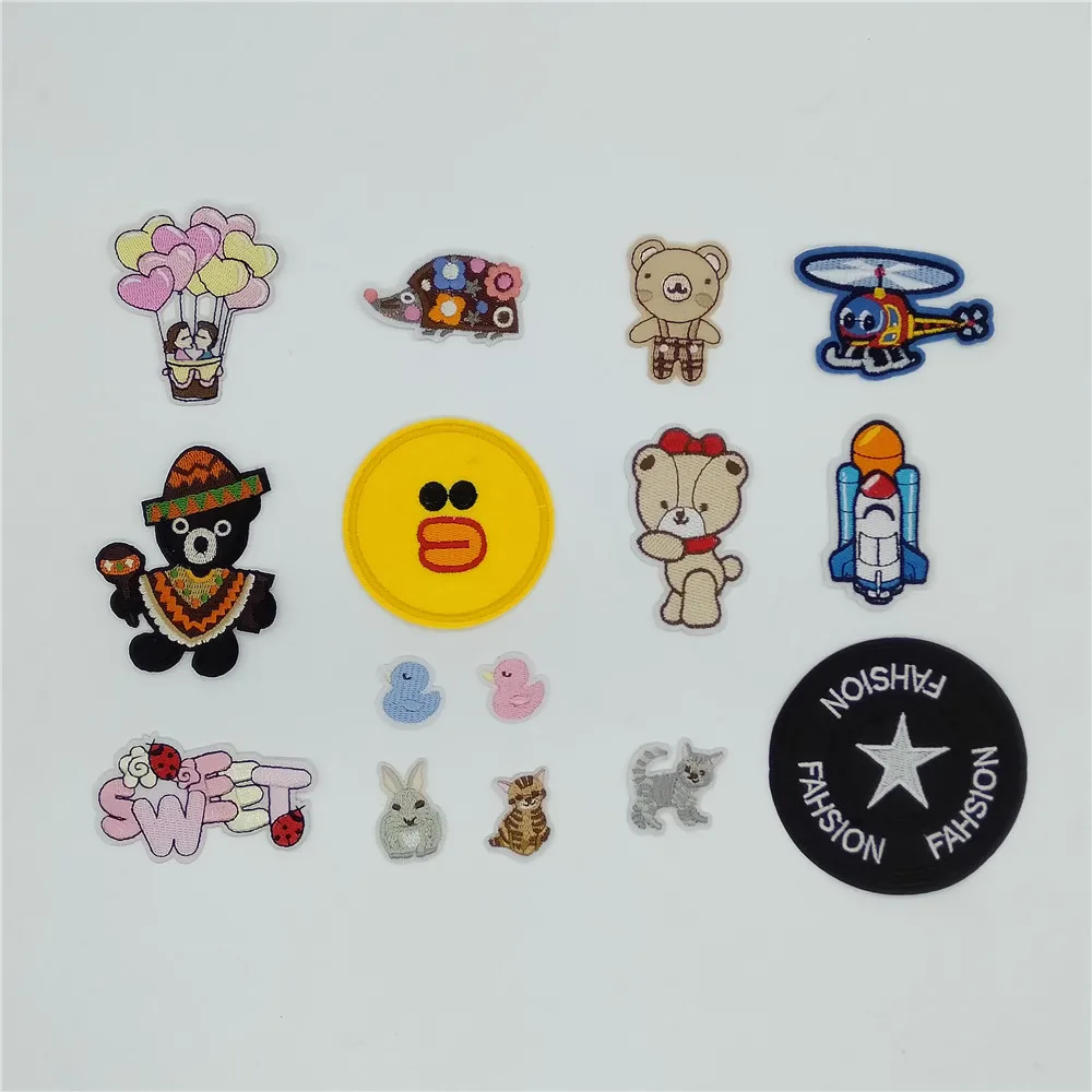 Новое поступление полосатая нашивка значок Горячая наклейка вышивка футболка