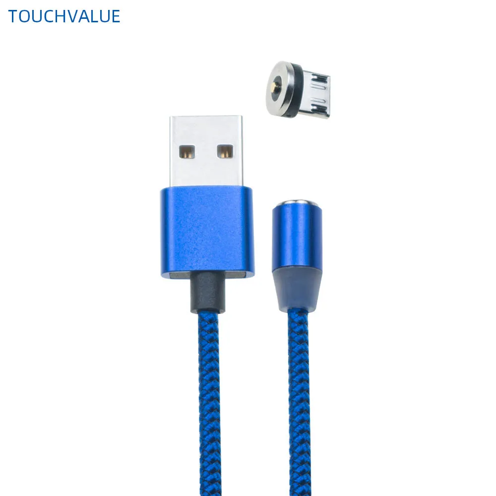 Для Android мобильный телефон Магнитный зарядный кабель ядро черный Золотой Синий