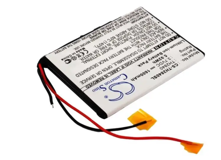 

cameron sino 1600mah battery for THOMPSON PDP2840 MP3 Player PMPTH2840 MP3, MP4, PMP Battery