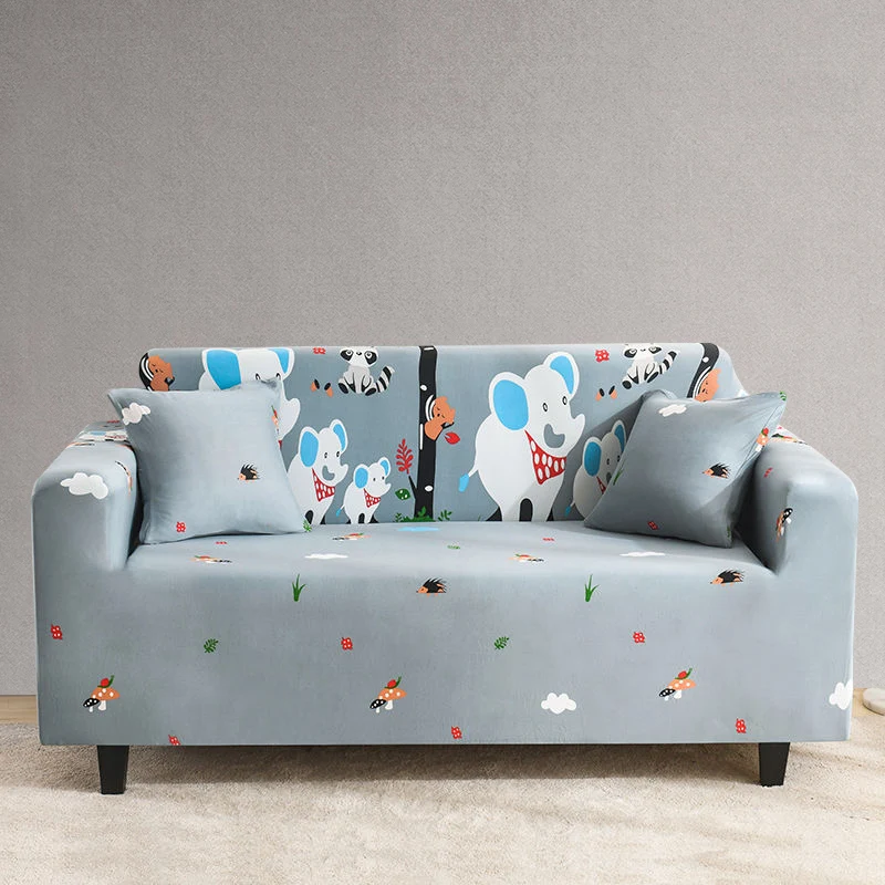 

Эластичный чехол для дивана с принтом, разноцветный, для гостиной, дивана, кресла, украшение для дома, 1/2/3/4 сидений, полиэфирный чехол для див...