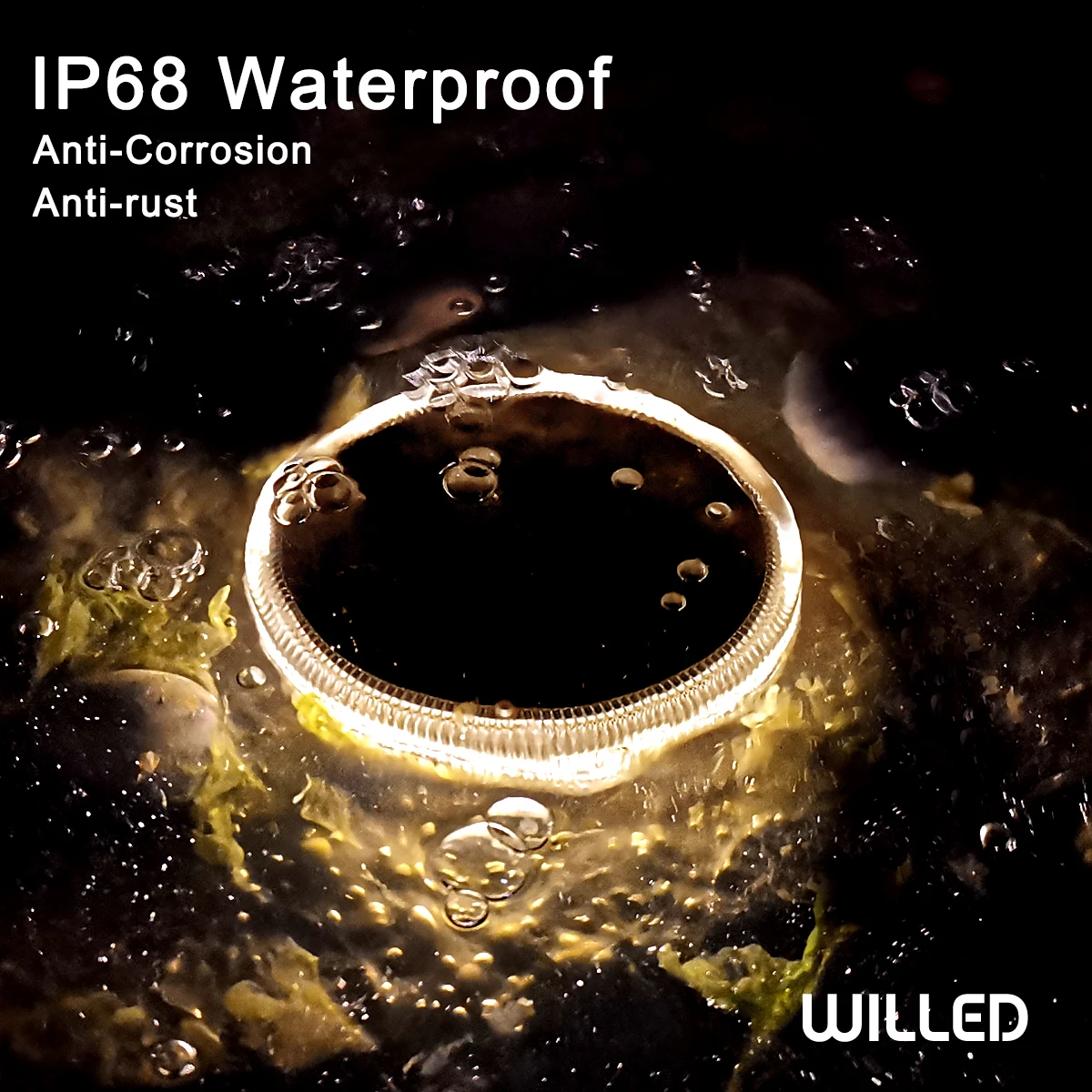 Светодиодный наземный фонарь на солнечной батарее с большой панелью теплый