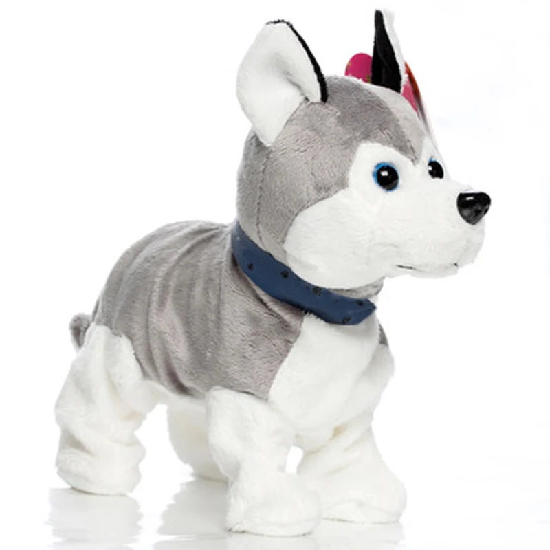 Электронный Робот собака со звуковым управлением лай для домашних животных