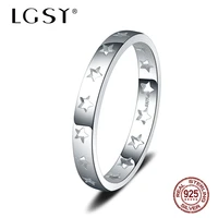 lgsy round ring for women 100 925 sterling silver fine jewelry stars ring lovers ring wedding engagement rings for men dr1065