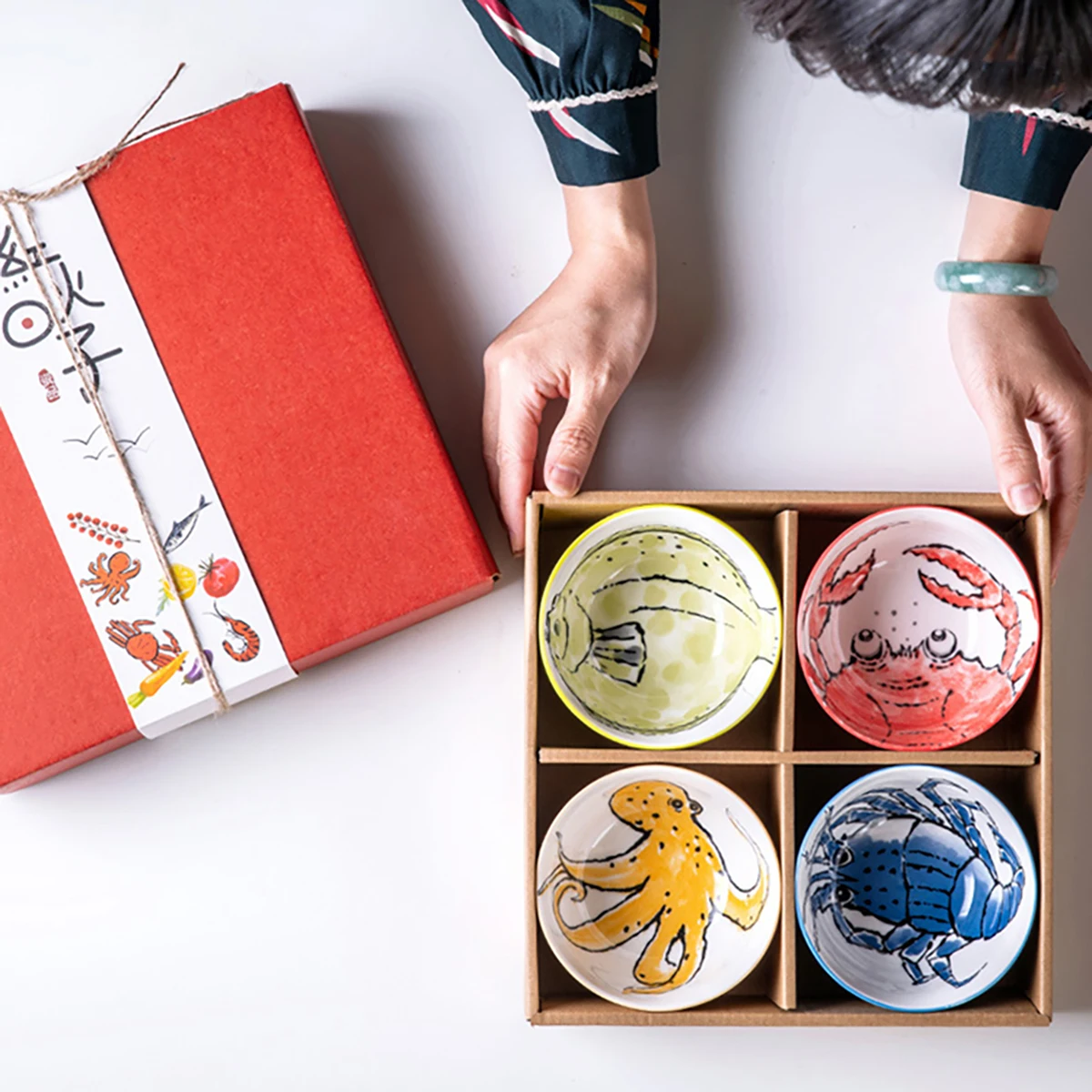 Mixing Ceramic Bowls Set Of 4 Chip Resistant Dishwasher Microwave Safe Cereal Soup Rice Pasta Salad Oatmeal Tableware
