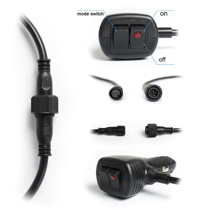 

(Red) 32LED Visor Lights 15 Flash Patterns Emergency Strobe Lights Windshield Split Mount Light Bar Law Enforcement Hazard Warni