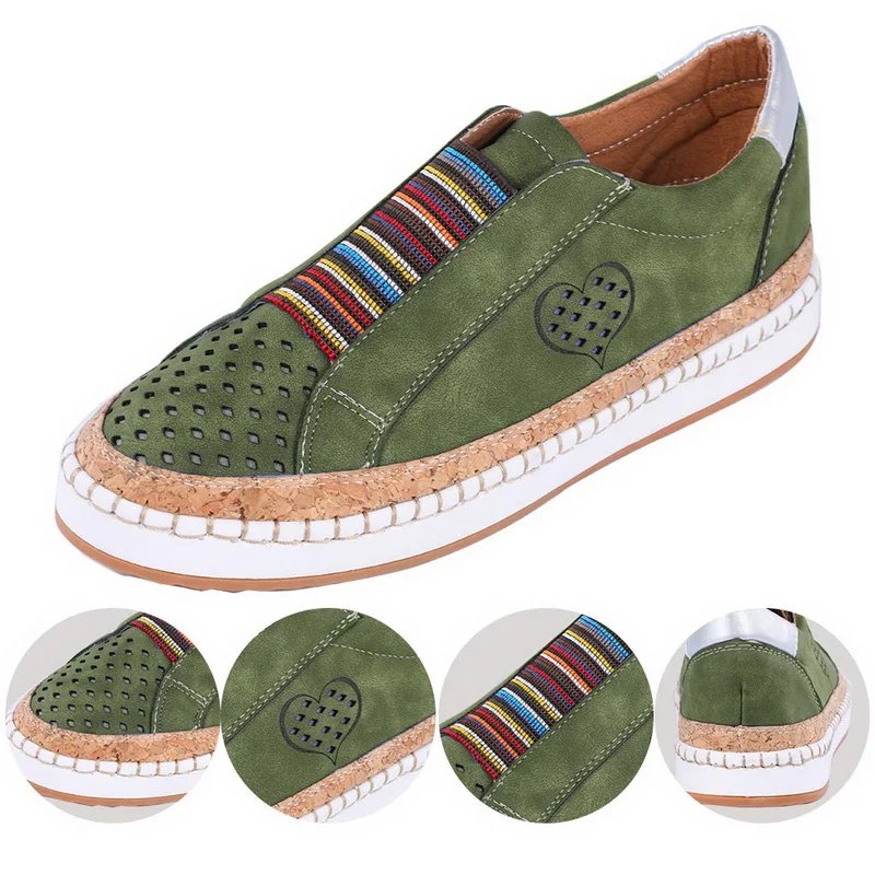 

White Women Shoes Flats Casual Shoes 2019 Fashion Mesh Women Sneakers Platform Flats Breathable Dropship Wholesale