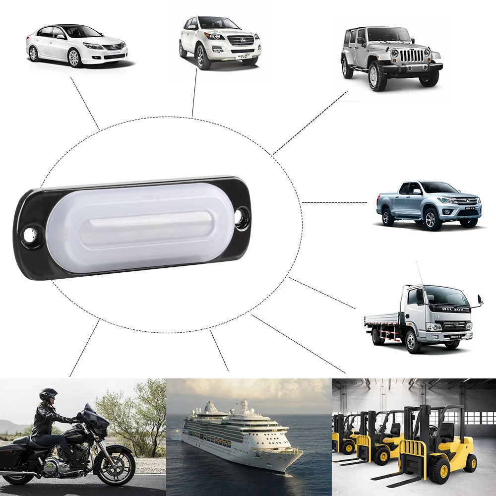 Из 2 предметов 12V-24V автомобиль светодиодный аварийный мерцающий светильник s