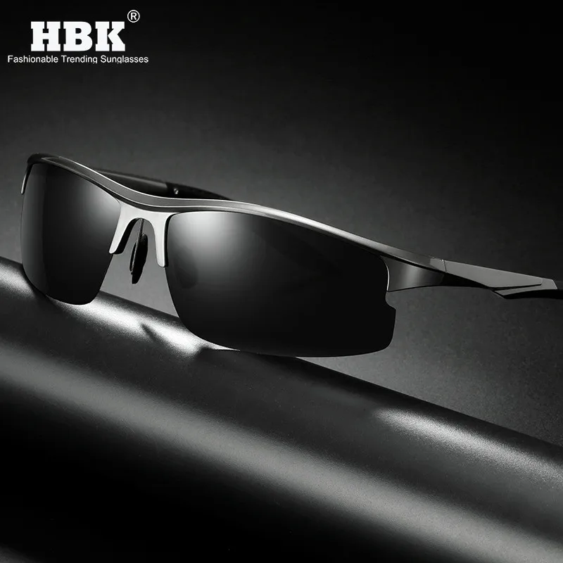 HBK TR90 спортивные солнцезащитные очки мужские для вождения TAC поляризованные линзы пластиковые мужские прямоугольные солнцезащитные очки уличные очки для рыбалки UV400