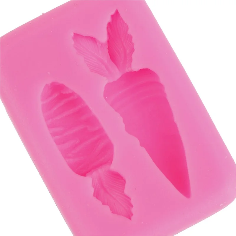 

3D Carrot Food Grade Silicone Molds Fondant Cake Mould Chocolate Baking DIY Cake Mould Easter Mould