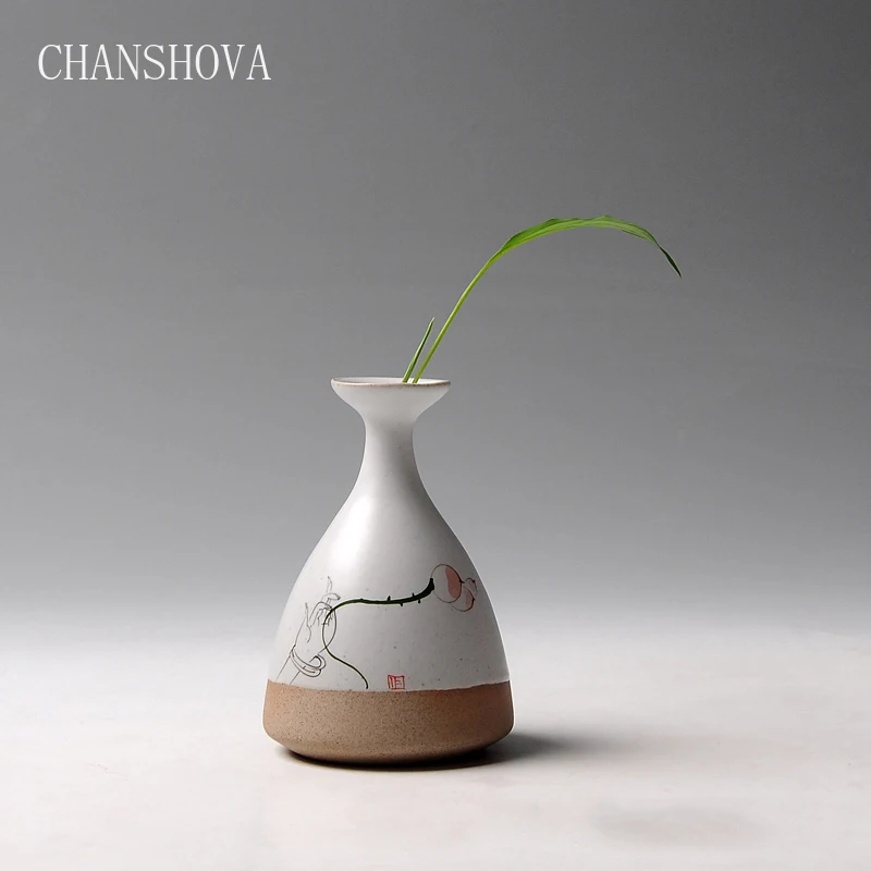 Китайские керамические вазы CHANSHOVA ручной работы для цветов украшение офиса