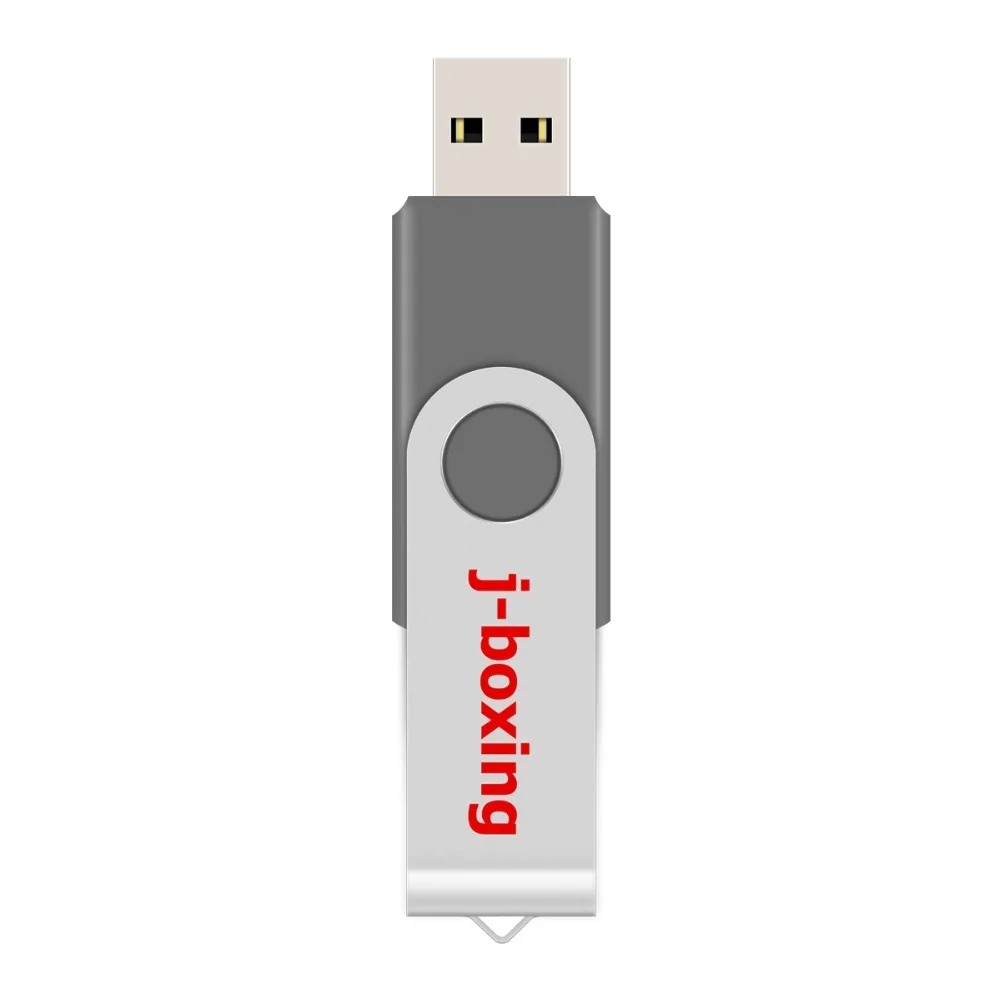 J-боксерские USB флеш-накопители 1 Гб 2 Гб Флешка 4 ГБ 8 ГБ металлическая Флешка с поворотным шарниром 16 ГБ 32 ГБ USB 2,0 карта памяти для ПК 5 шт./лот серый
