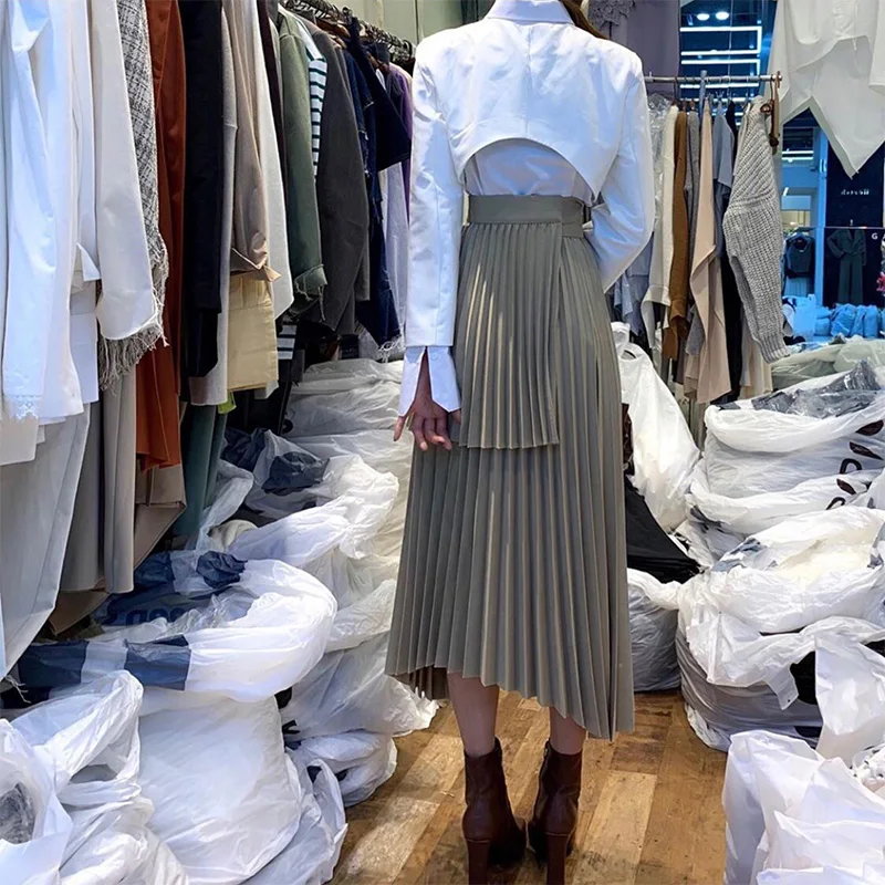 Женский подиумный костюм из 2 предметов подиумная рубашка с длинным рукавом и