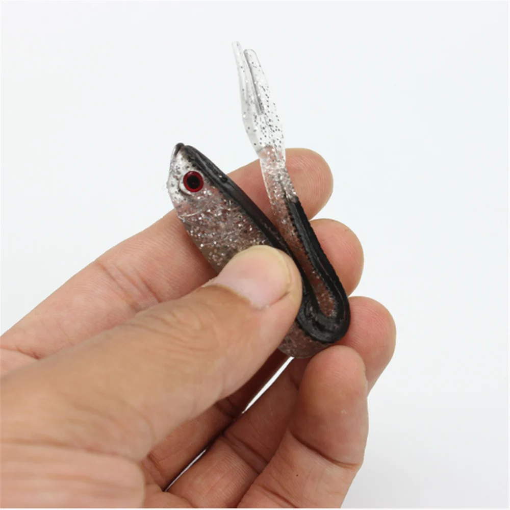 3 шт. мягкие силиконовые приманки в виде рыбы|Наживки для рыбной ловли| |