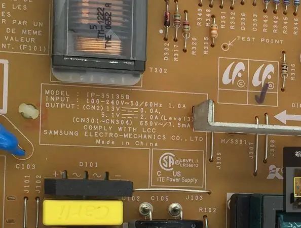 Оригинальная плата питания для 730BA 740N 930B 940N 178B IP 35135B б/у плата|board|board board |