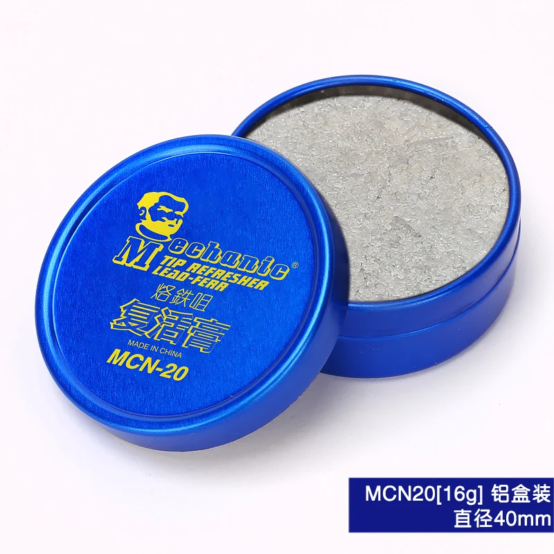 MCN-20 MCN-8 MCN-20 наконечник освежитель паяльник оксидная паста для паяльника наконечник для паяльника предохранение для пайки Acessory Tip clean materia - Цвет: MCN-20
